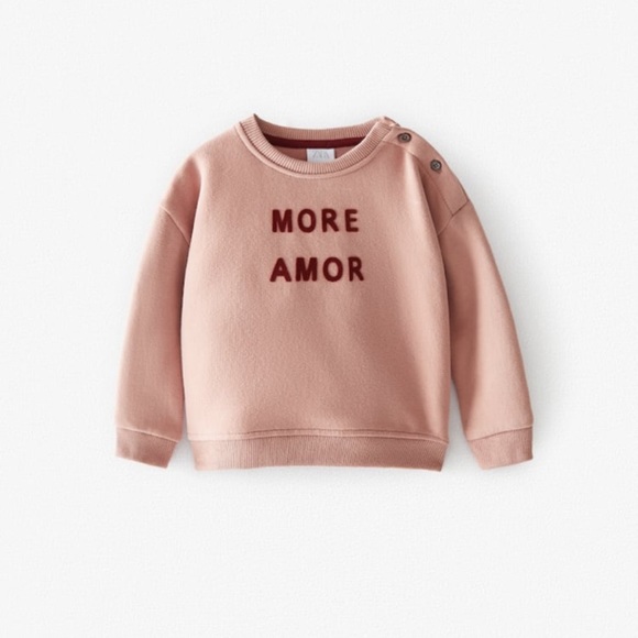 Zara Other - More amor sweatshirt